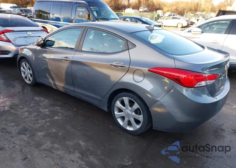 2013 Hyundai Elantra Limited z USA, uszkodzony, nr VIN 5NPDH4AE5DH273617